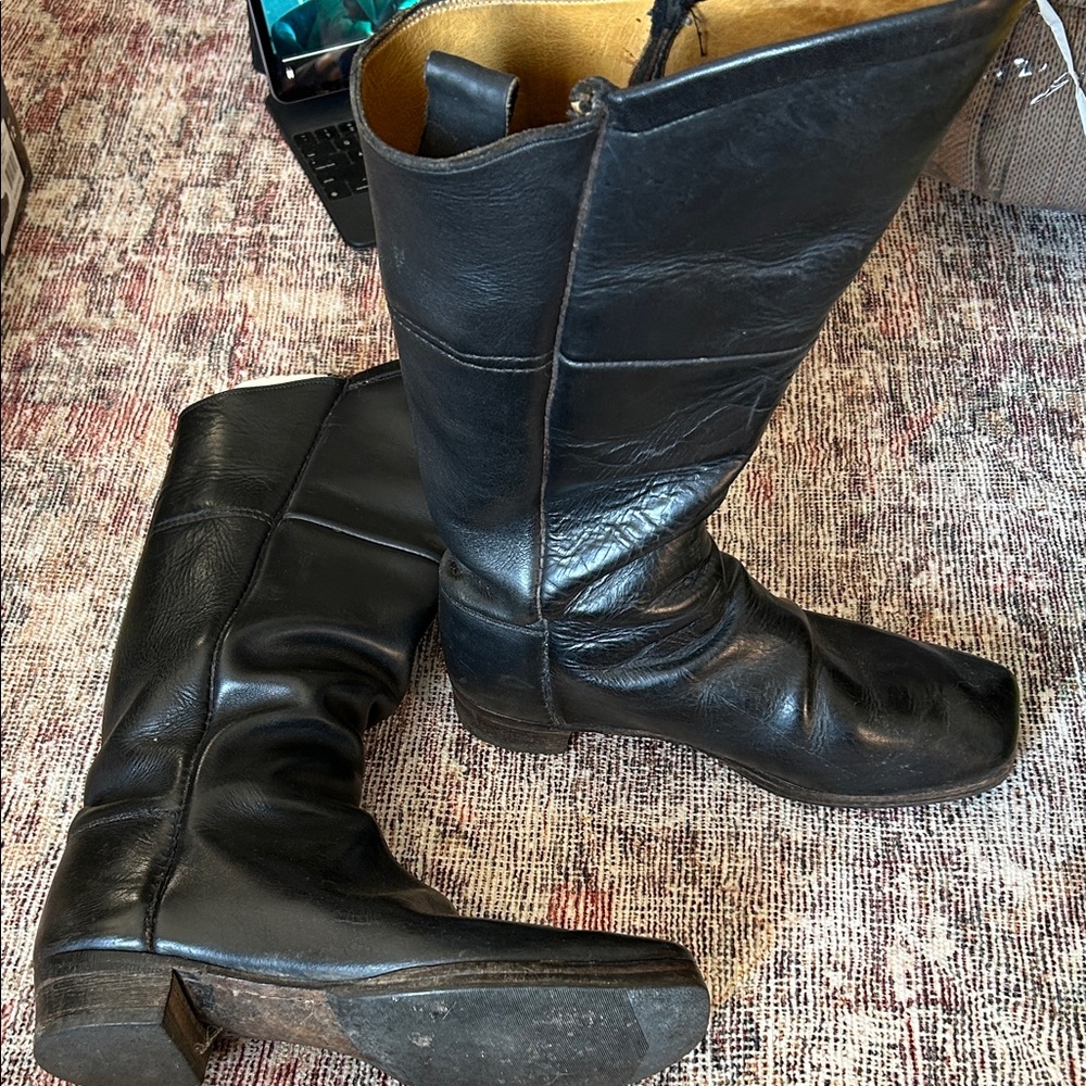 Men’s Handmade Black Leather Boots